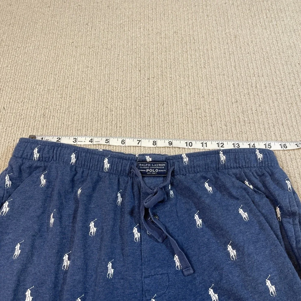 Polo Ralph Lauren Men's Large Jogger Pant Pockets Blue